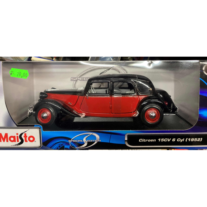 Traction 15/6 Bicolore Rouge Noir 1952