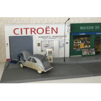 Citroen Garage gevel (Altaya 1:43)