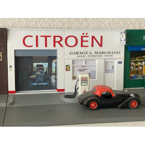Citroen Garage front (Altaya 1:43)