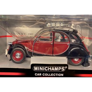 2CV Charleston Rouge Noir 1981 1:18