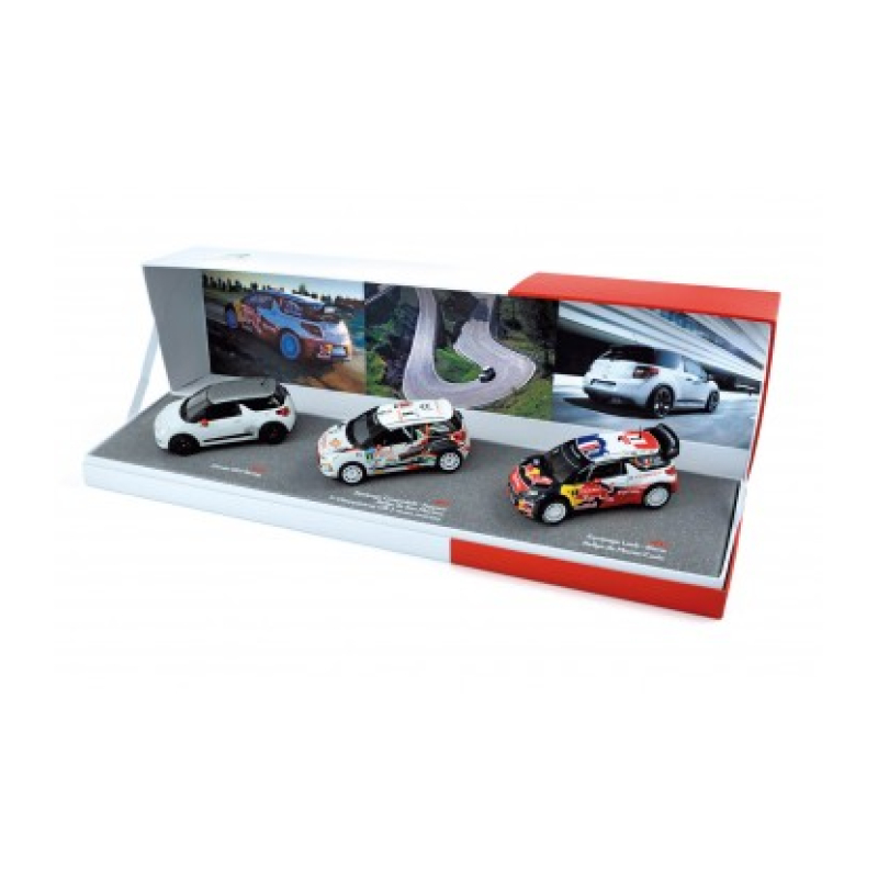 DS3 R3 & DS3 Racing & WRC Monte Carlo coffret 2012 1:43